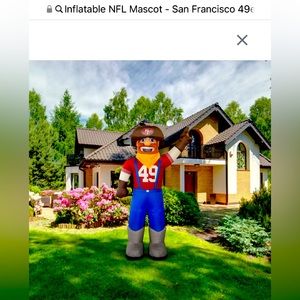 7 feet Inflatable NFL Mascot - San Francisco 49ers